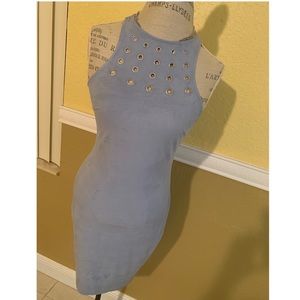 Material Girl baby blue dress